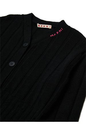 cardigan in cotone nero MARNI KIDS | M01633M00VX0M900